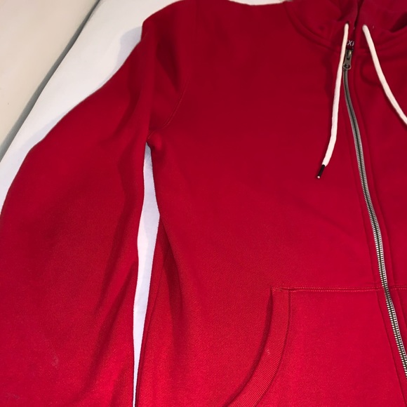 Express Jackets & Coats Cozy Red Express Jacket Poshmark
